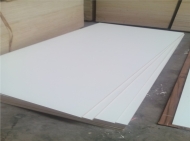 High Glossy White HPL Laminated Plywood Sheet For Cabinet Board Use