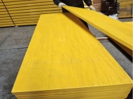 27MMx2000X500MM Pine Spruce Core WBP 3 Ply Yellow Shuttering Plywood Panel For Concrete Formwork